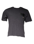 Bild in Galerie-Betrachter laden, Dolce & Gabbana Gray Logo Patch Cotton Crew Neck T-shirt
