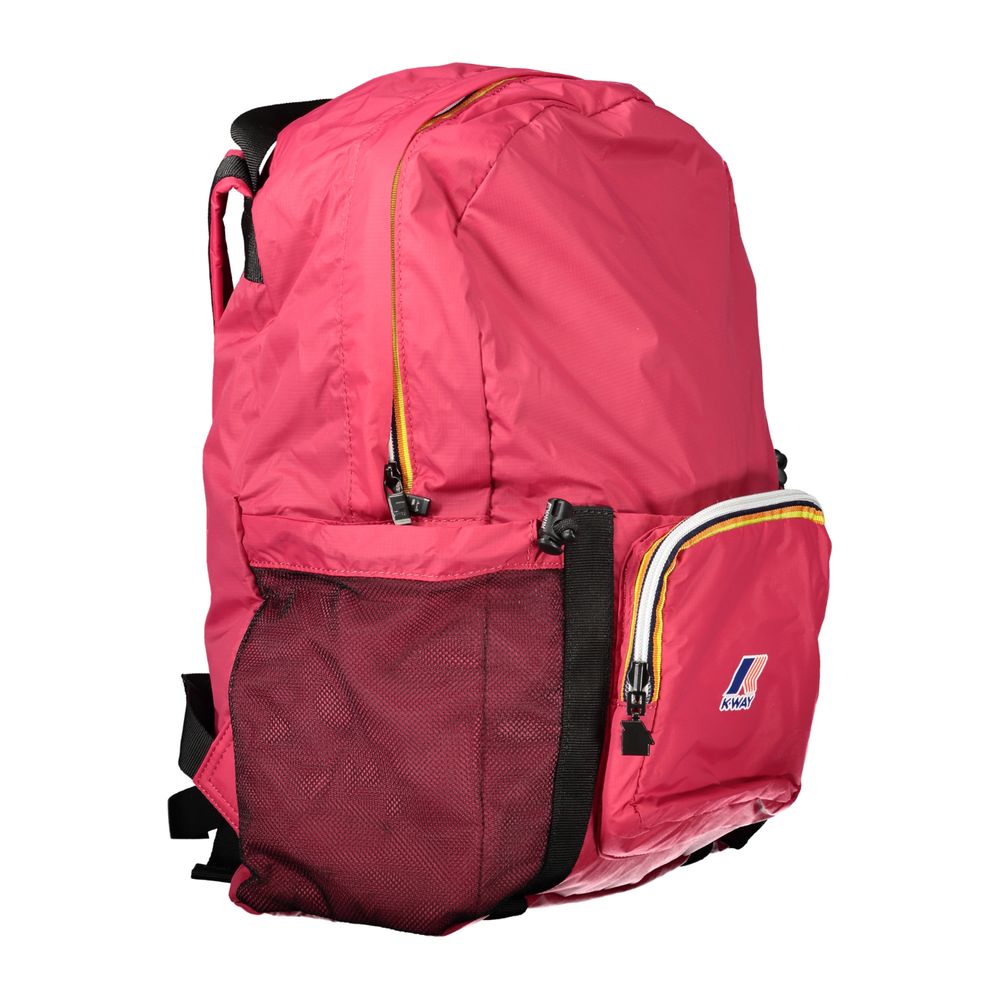 K-WAY Rosa Polyamid-Rucksack