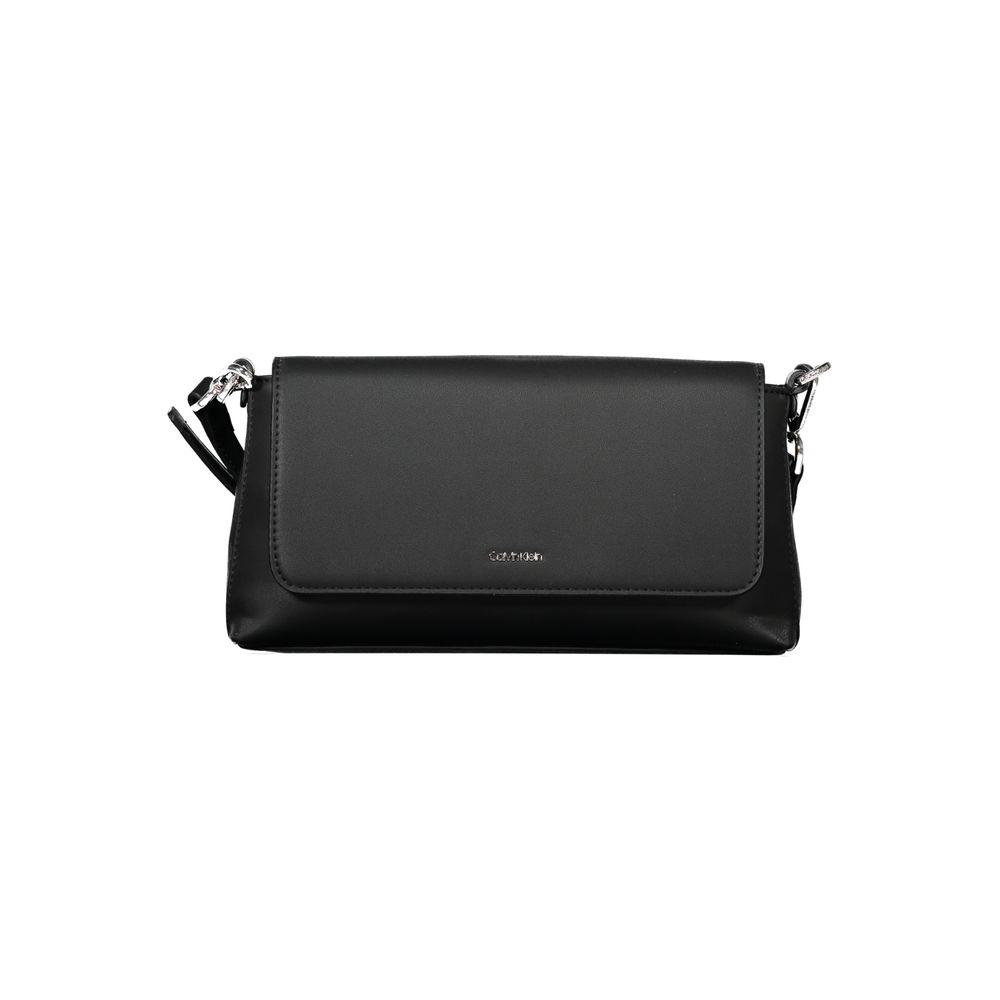 Calvin Klein Schwarze Polyester Handtasche