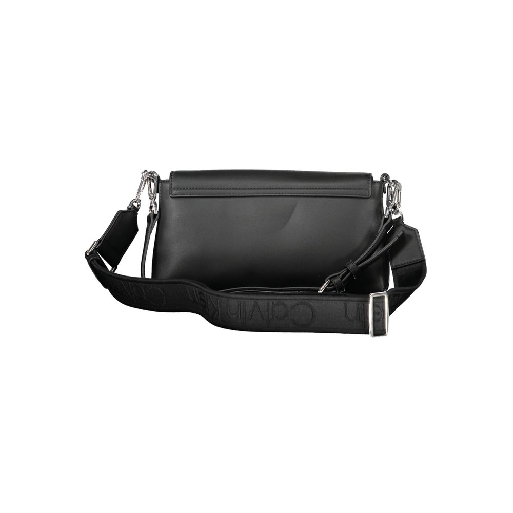 Calvin Klein Schwarze Polyester Handtasche