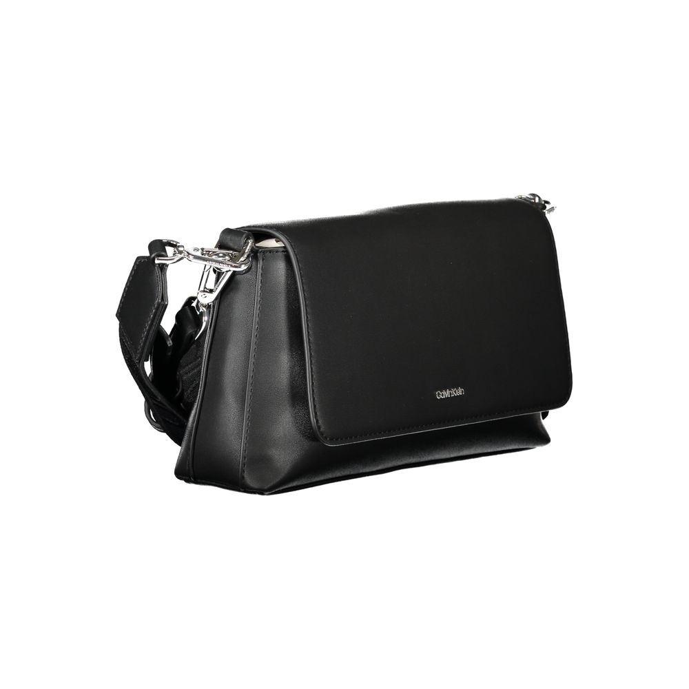 Calvin Klein Schwarze Polyester Handtasche