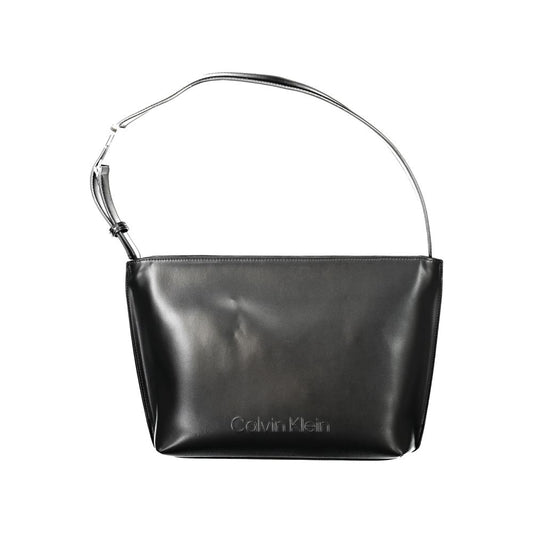 Calvin Klein Schwarze Polyester Handtasche