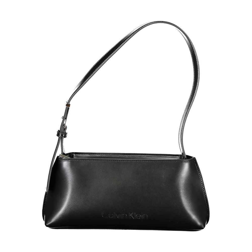 Calvin Klein Schwarze Polyester Handtasche