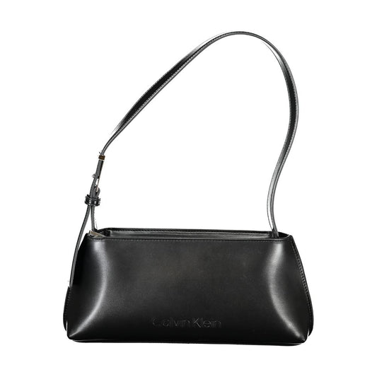 Calvin Klein Schwarze Polyester Handtasche