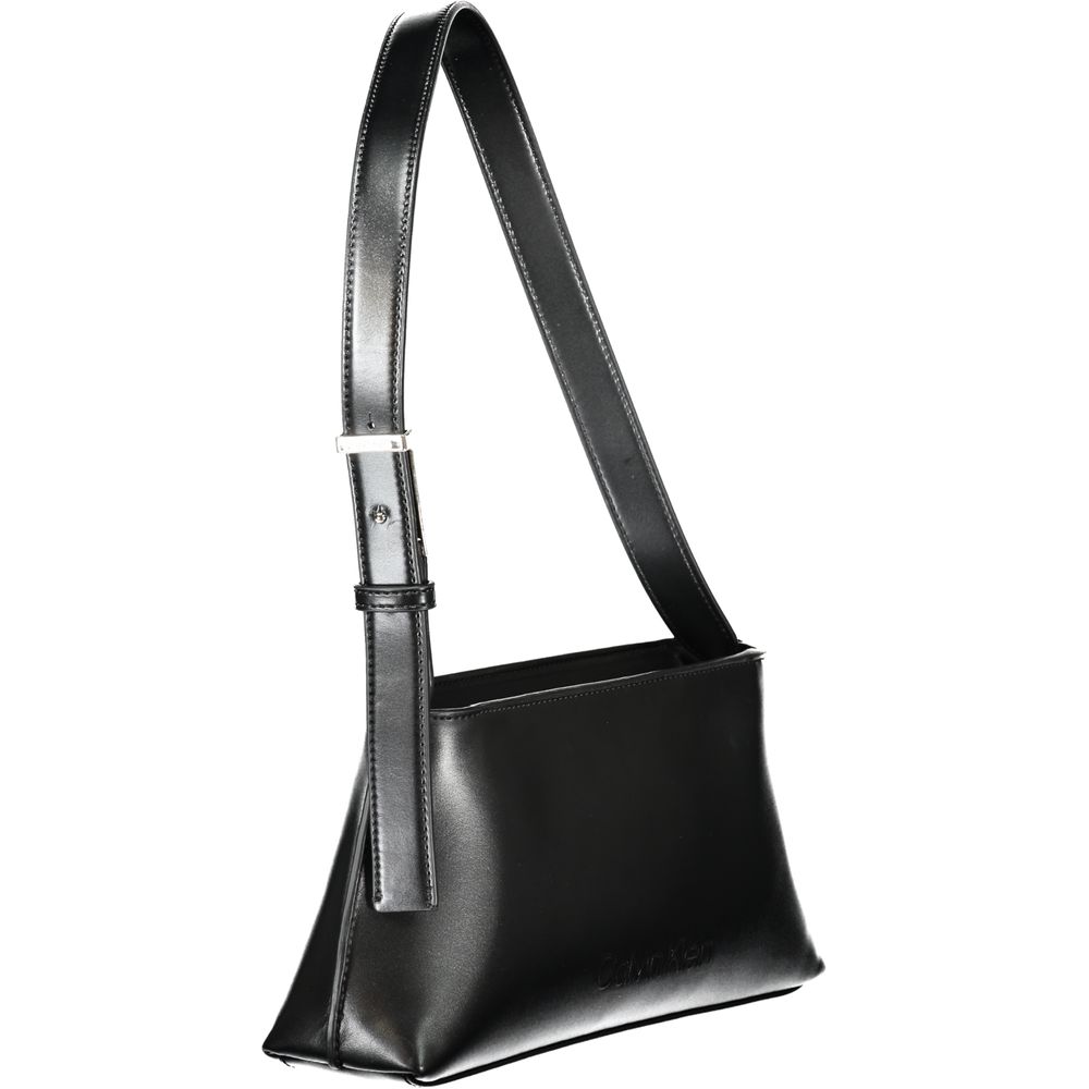 Calvin Klein Schwarze Polyester Handtasche