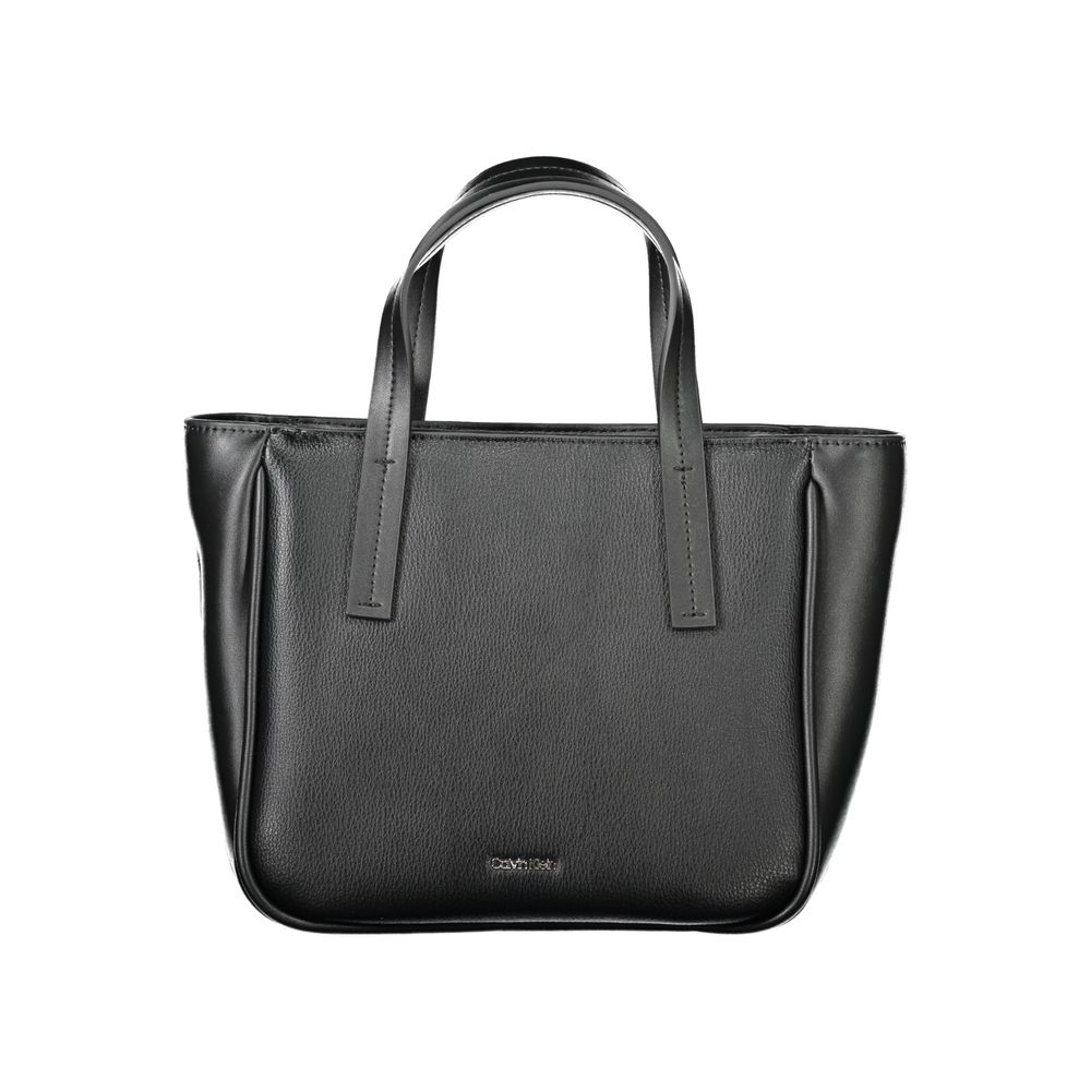 Calvin Klein Schwarze Polyester Handtasche