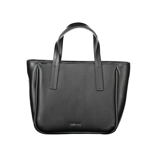 Calvin Klein Schwarze Polyester Handtasche