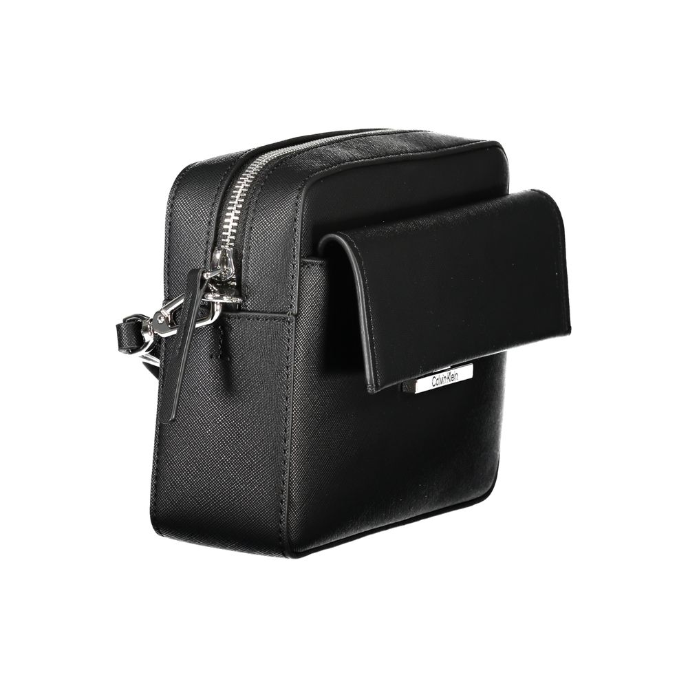 Calvin Klein Schwarze Polyethylen-Handtasche