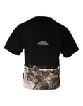 Bild in Galerie-Betrachter laden, Dolce & Gabbana Black Leopard Cotton Short Sleeves T-shirt
