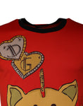 Resmi galeri görüntüleyiciye yükleyin, Dolce & Gabbana Red 2019 Year Of The Pig Short Sleeve T-shirt
