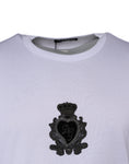 Bild in Galerie-Betrachter laden, Dolce & Gabbana White Logo Heart Cotton Crew Neck T-shirt
