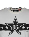 Bild in Galerie-Betrachter laden, Dolce & Gabbana White DG Stars Print Cotton T-shirt
