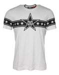 Bild in Galerie-Betrachter laden, Dolce & Gabbana White DG Stars Print Cotton T-shirt
