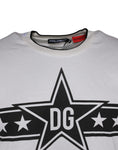 Bild in Galerie-Betrachter laden, Dolce & Gabbana White DG Stars Print Cotton T-shirt
