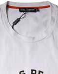 Bild in Galerie-Betrachter laden, Dolce & Gabbana White Love & Peace Cotton Round Neck T-shirt
