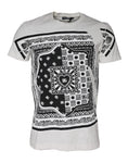 Bild in Galerie-Betrachter laden, Dolce & Gabbana White Bandana Print Cotton Short Sleeves T-shirt
