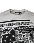 Bild in Galerie-Betrachter laden, Dolce & Gabbana White Bandana Print Cotton Short Sleeves T-shirt
