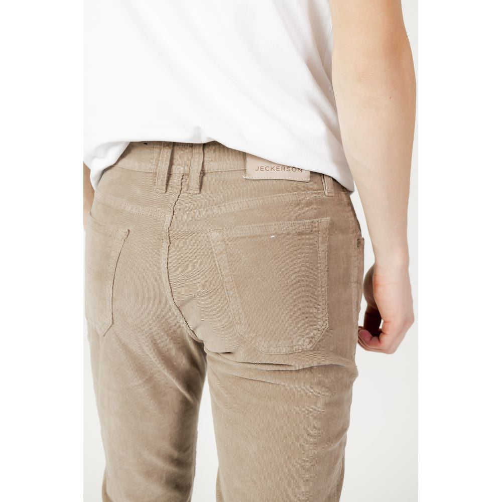 Jeckerson Beige Baumwolljeans & Hose