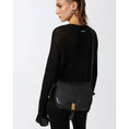 Load image into Gallery viewer, PINKO Schwarze Leder Crossbody Tasche
