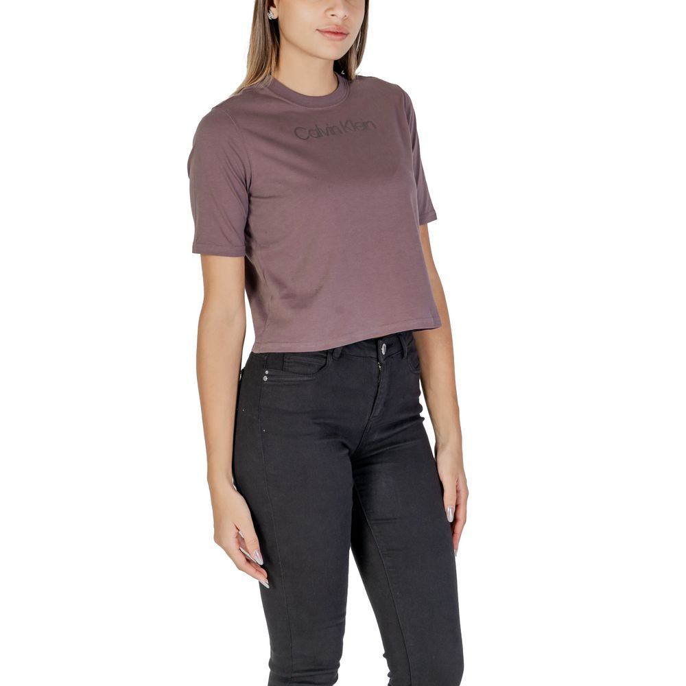 Calvin Klein Sport Lila Baumwolle Tops & T-Shirt