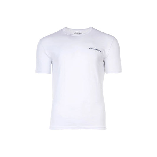 Emporio Armani Underwear Bicolor T-Shirt aus Baumwolle