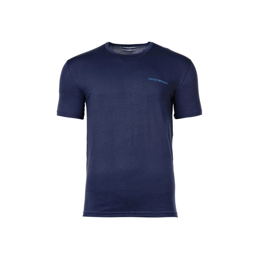 Emporio Armani Underwear Bicolor T-Shirt aus Baumwolle