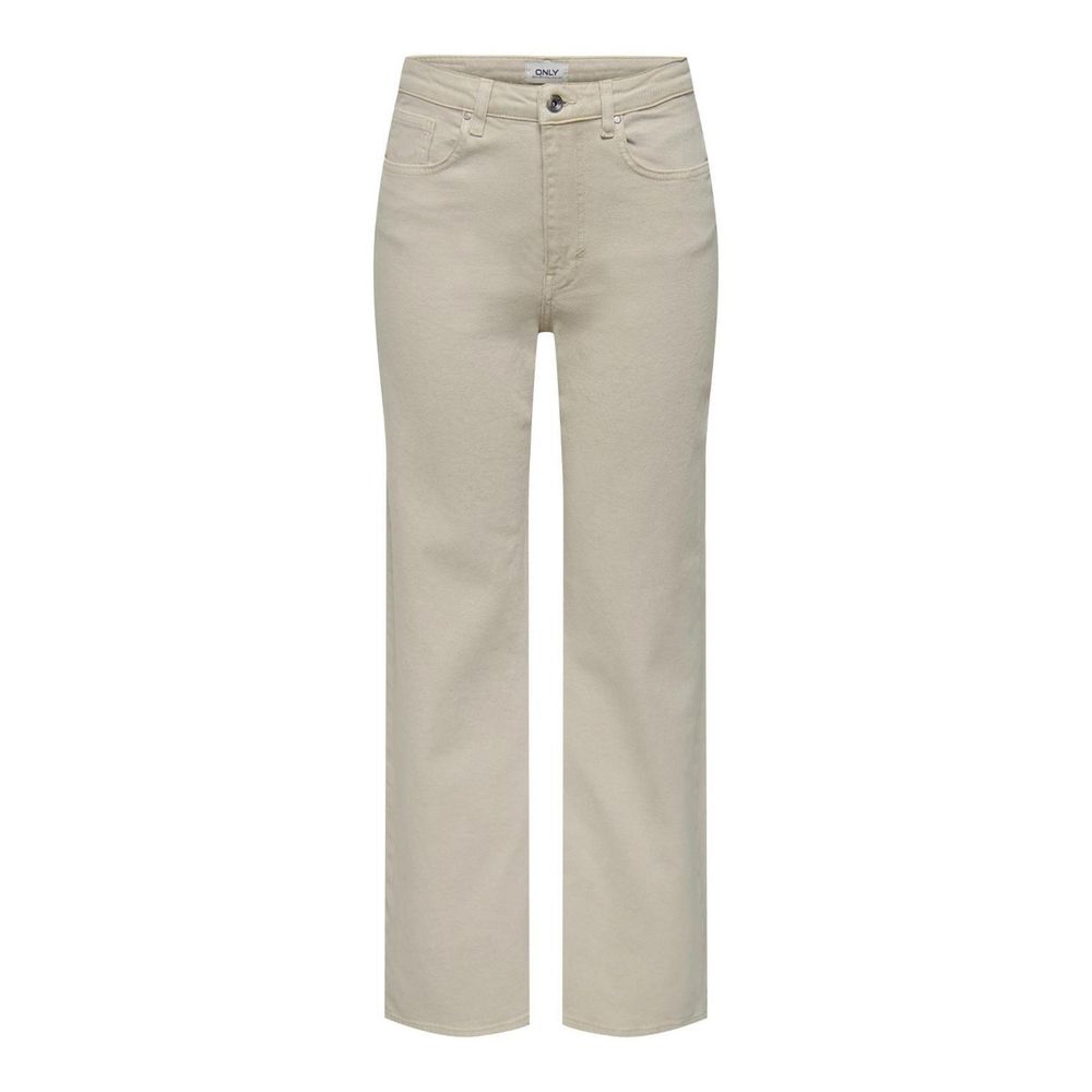 Only Beige Baumwolljeans & Hose