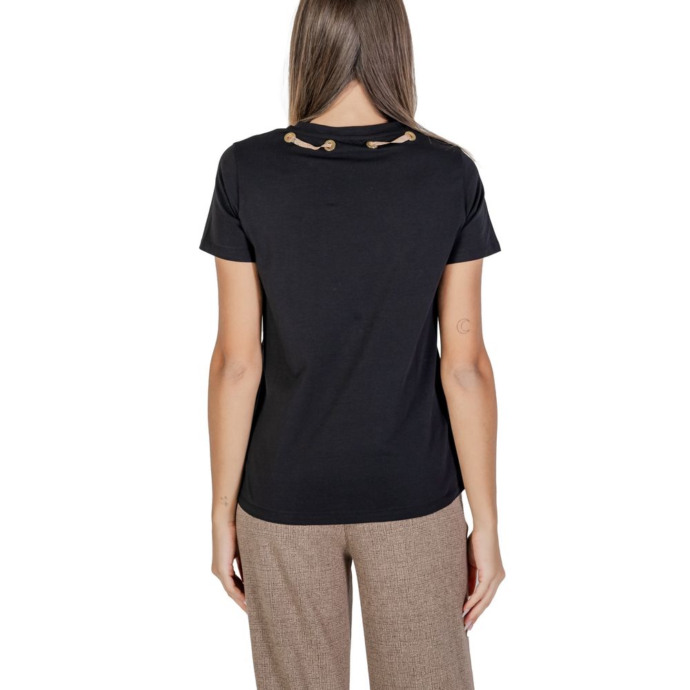 Alviero Martini Prima Classe Schwarze Baumwolle Tops & T-Shirt