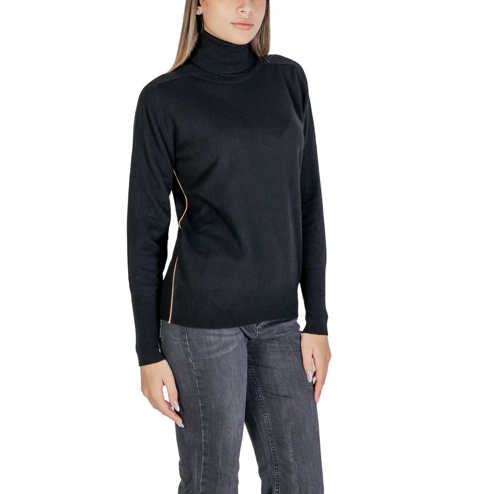 Alviero Martini Prima Classe Schwarzer Viskose-Pullover