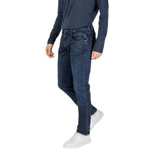 Replay Blaue Baumwolljeans & Hose