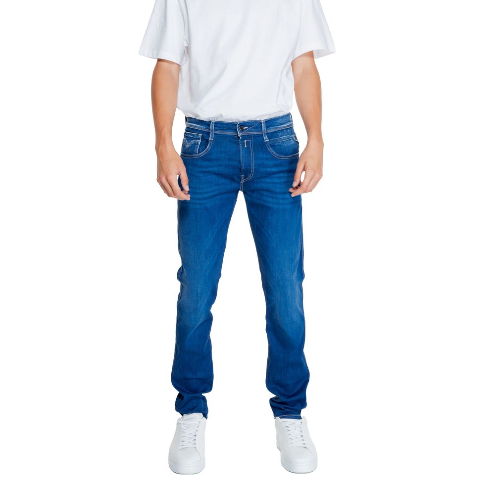 Replay Blaue Baumwolljeans & Hose