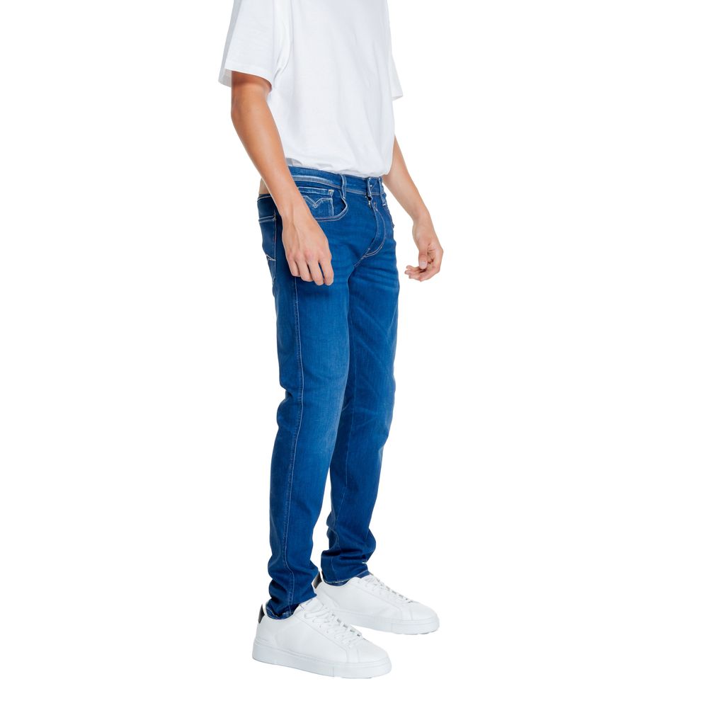 Replay Blaue Baumwolljeans & Hose