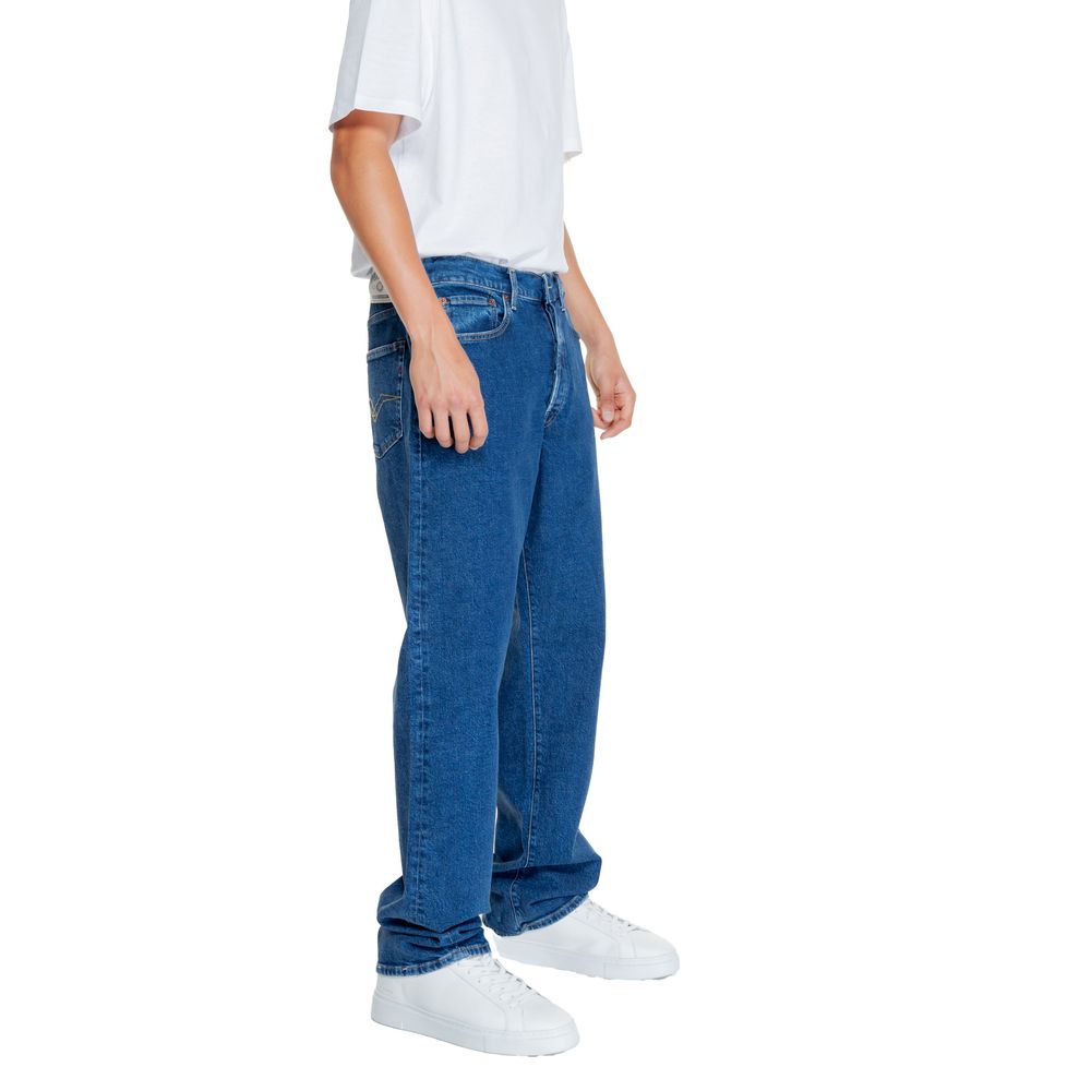 Replay Blaue Baumwolljeans & Hose