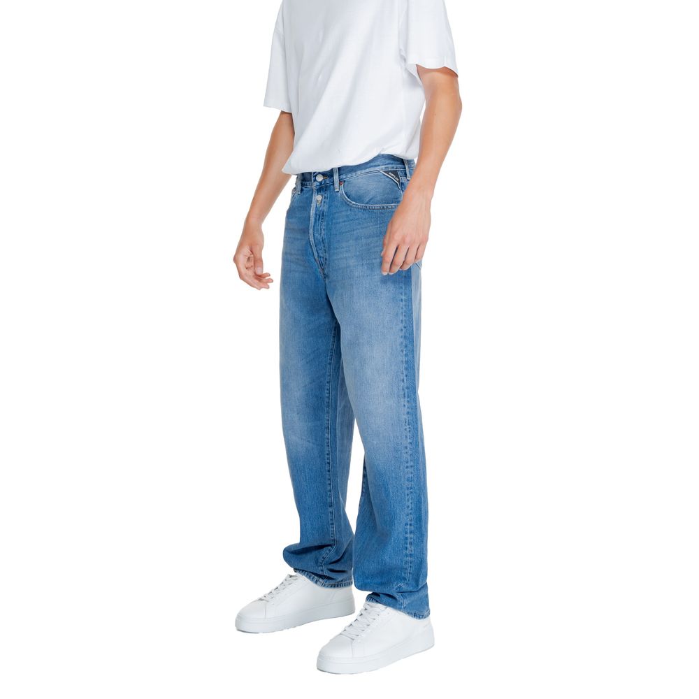 Replay Blaue Baumwolljeans & Hose