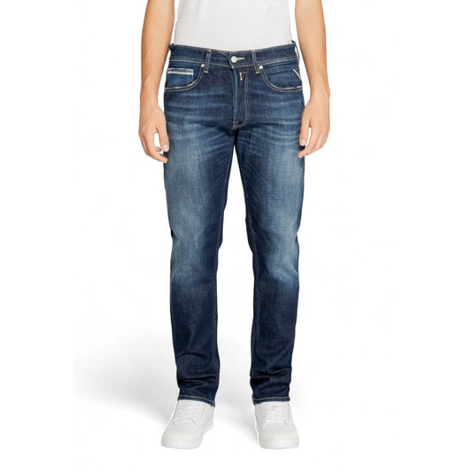 Replay Blaue Baumwolljeans & Hose