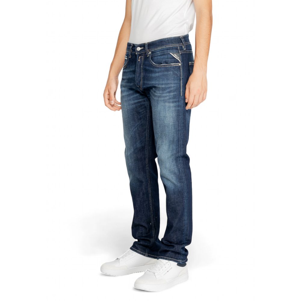 Replay Blaue Baumwolljeans & Hose