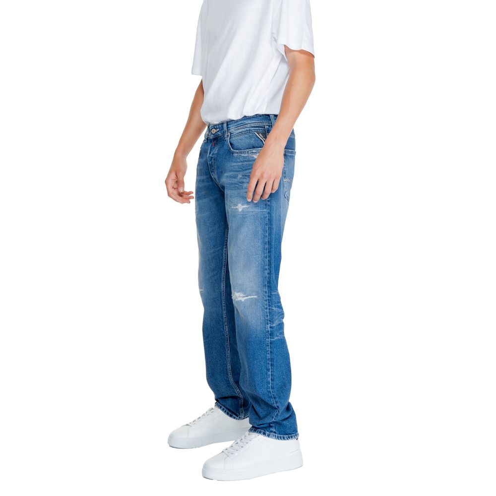 Replay Blaue Baumwolljeans & Hose