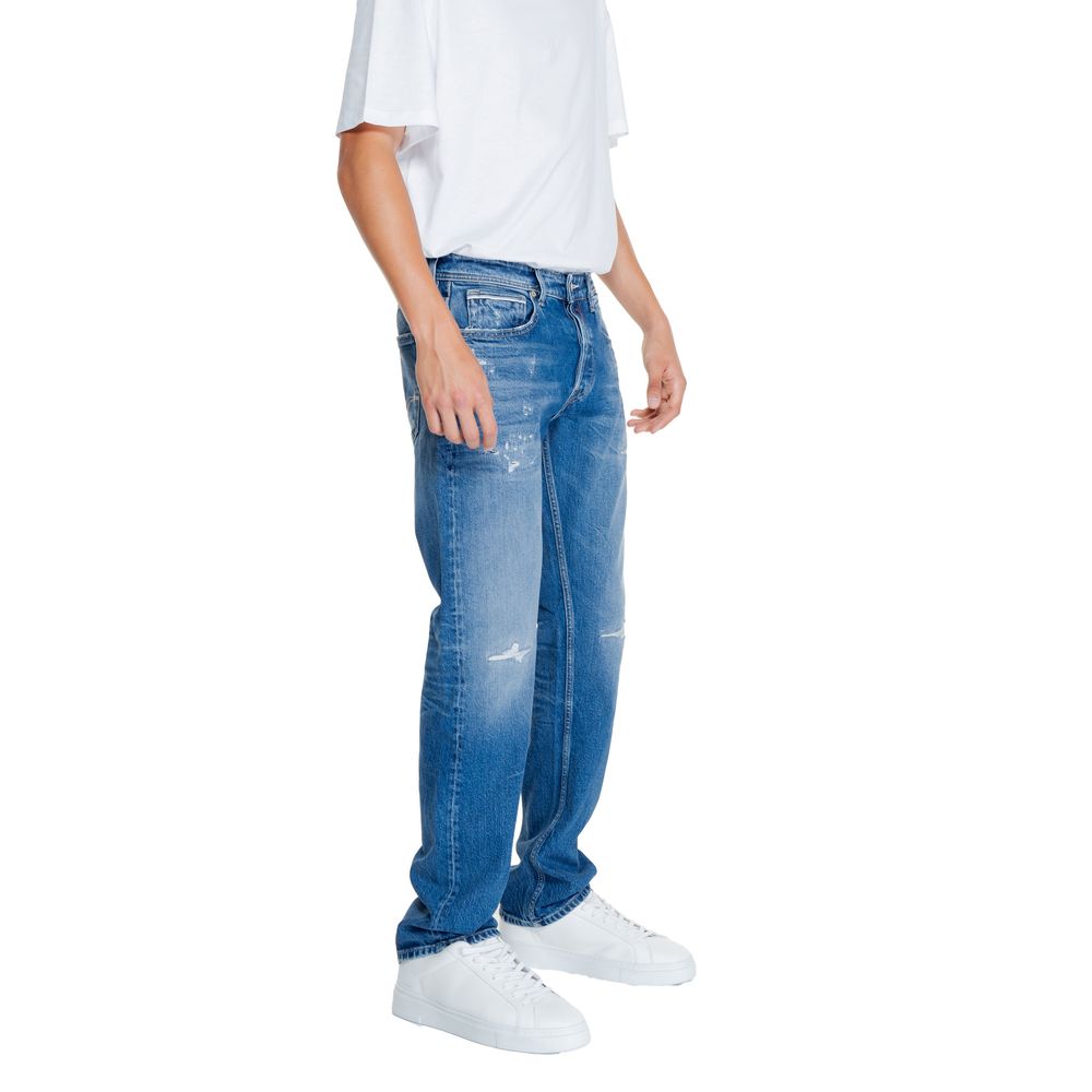 Replay Blaue Baumwolljeans & Hose