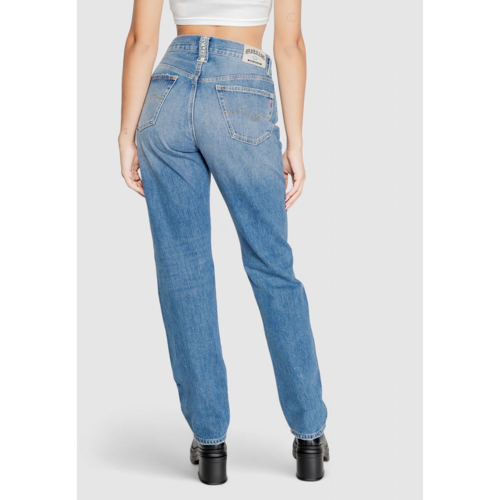 Replay Blaue Baumwolljeans & Hose