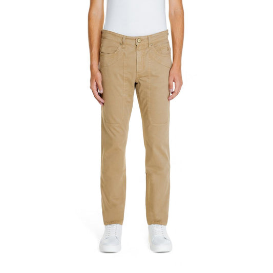 Jeckerson Beige Baumwolljeans & Hose