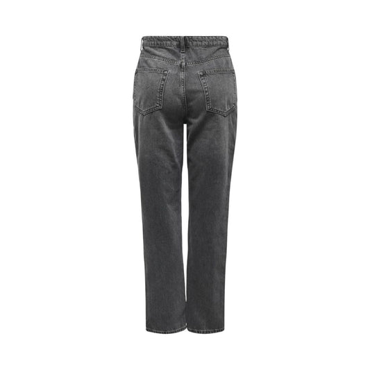 Only Graue Baumwolljeans & Hose