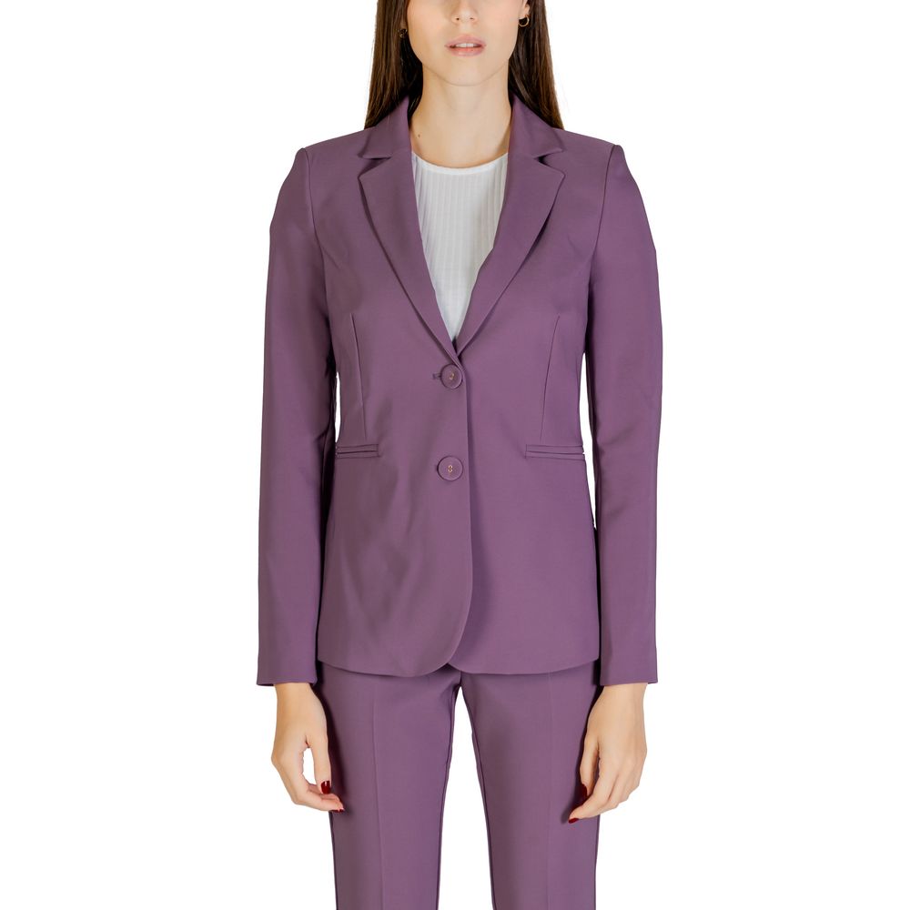 Sandro Ferrone Lila Polyester Anzüge & Blazer