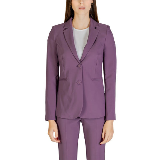 Sandro Ferrone Lila Polyester Anzüge & Blazer