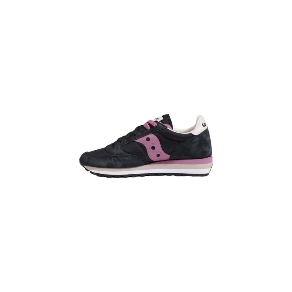 Saucony Schwarzer Wildleder Sneaker