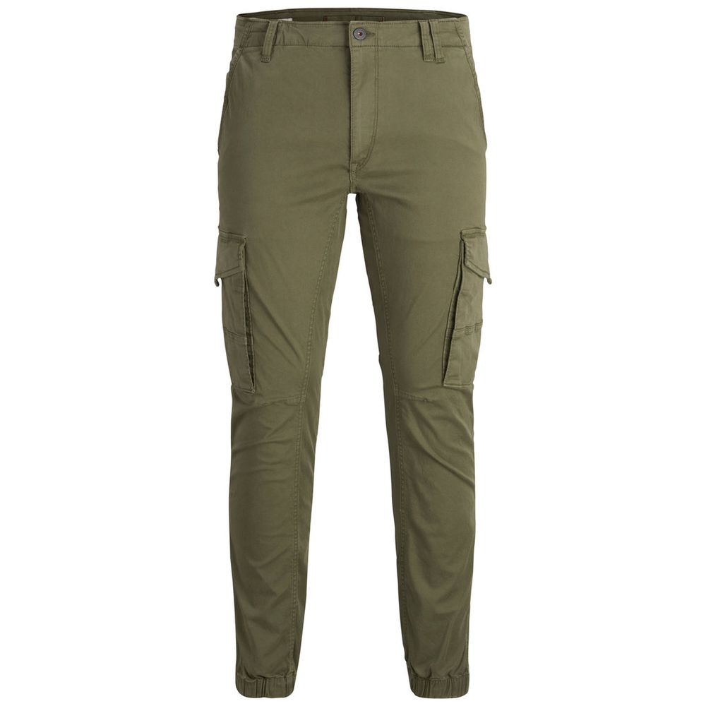 Jack Jones Grüne Baumwolljeans & Hose