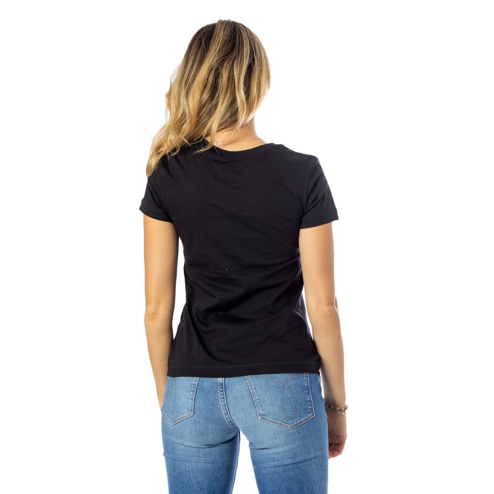 Calvin Klein Jeans Schwarze Baumwolle Tops & T-Shirt