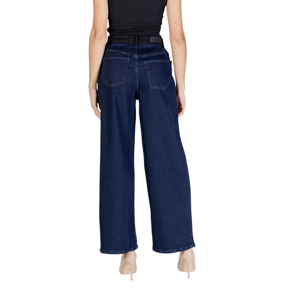 ICHI Blaue Baumwolljeans & Hose