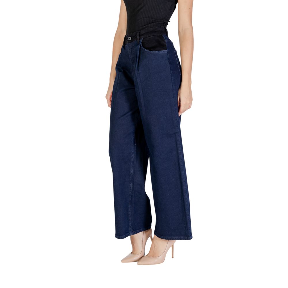 ICHI Blaue Baumwolljeans & Hose