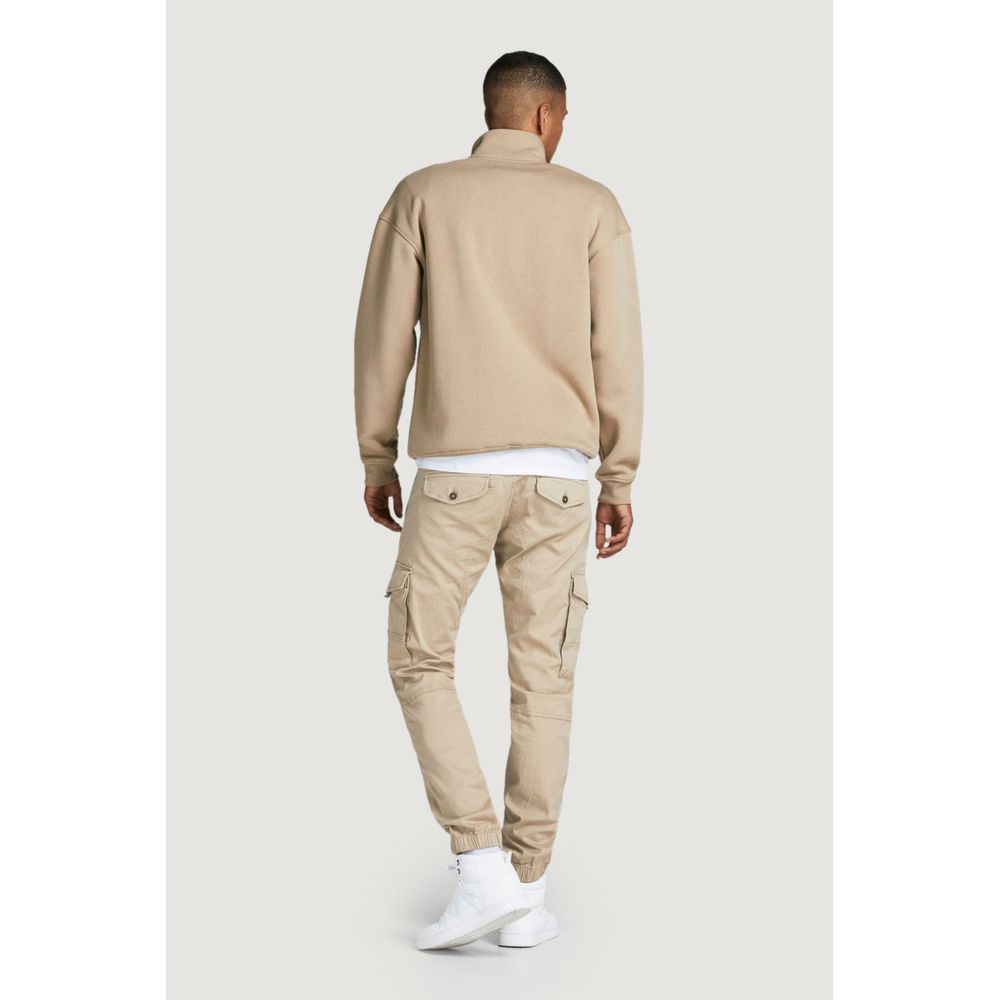 Jack Jones Beige Baumwolljeans & Hose