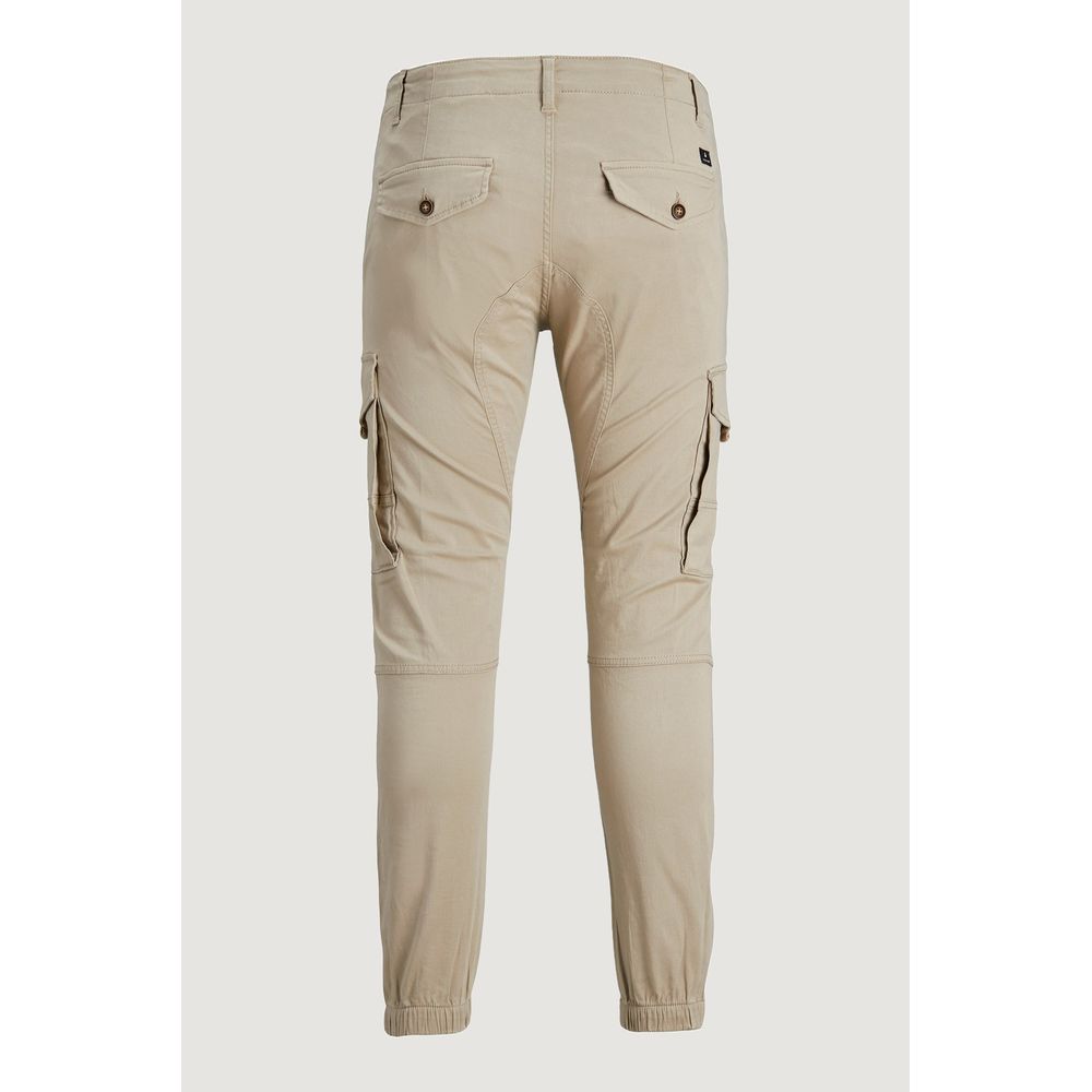 Jack Jones Beige Baumwolljeans & Hose